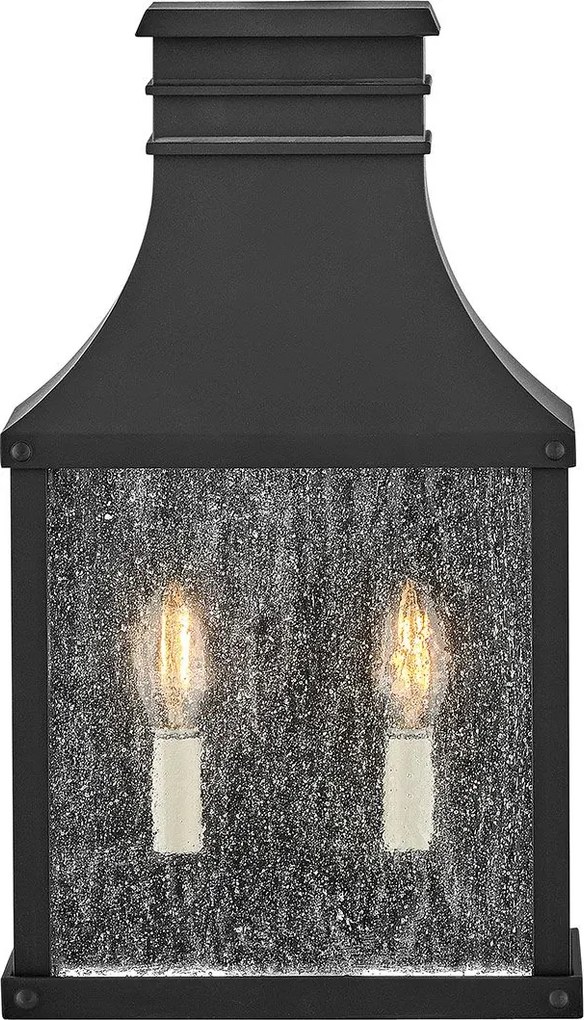 Hinkley lighting klasszikus kültéri fali lámpa beacon hill fekete átlátszó elshk-beacon-hill7mb IP44