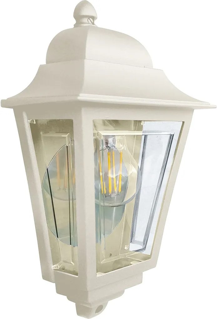 Elstead lighting klasszikus kültéri fali lámpa deco lane bézs átlátszó elsdeco-lane7-cream IP44