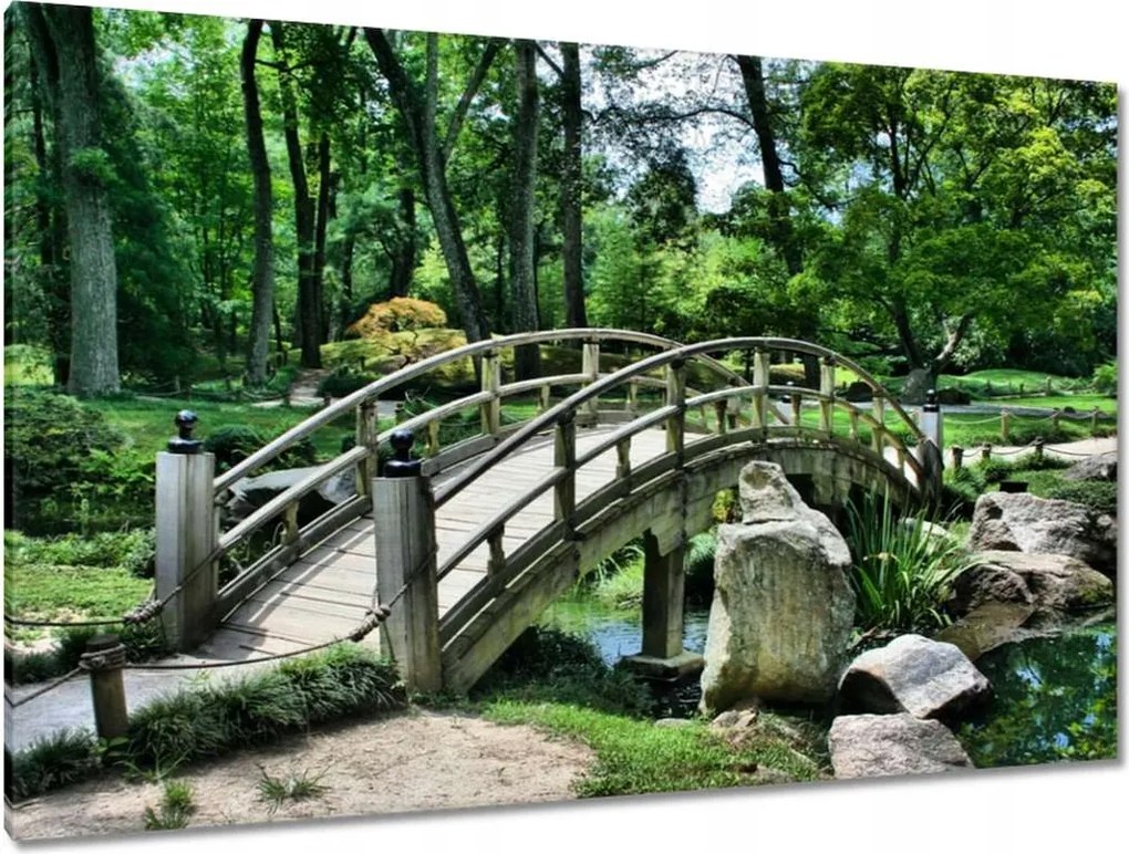 Festmények 120x80 Fa híd