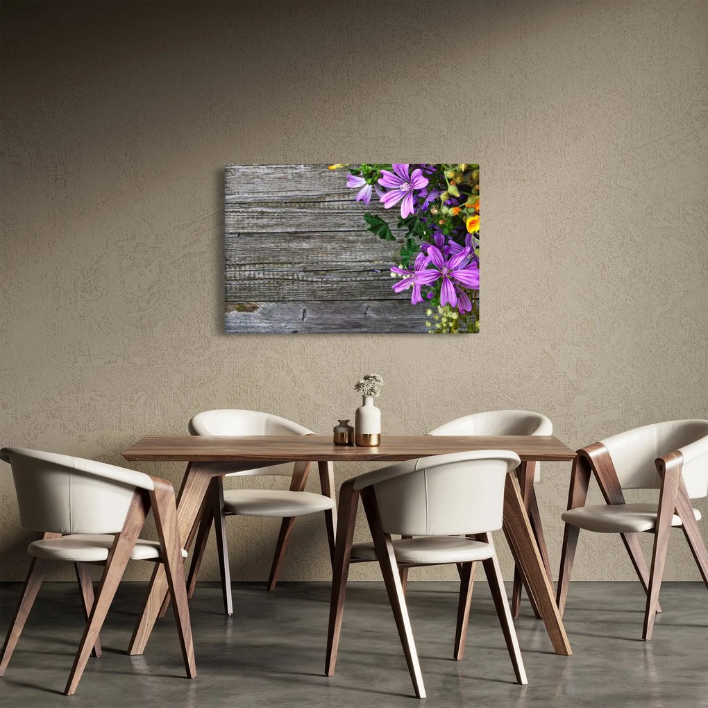 Kép - réti virágok (90x60 cm)