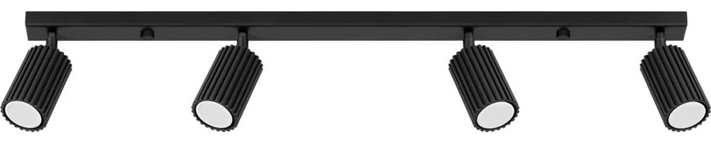 Sollux SL.1584 - Spotlámpa KARBON 4xGU10/10W/230V fekete