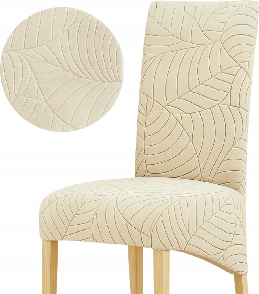 Székhuzat XL Nagy Méretű Ferde Zsakkard vastag Kasmír Bézs