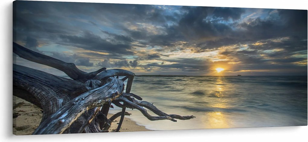 Tenger naplementekor képe (120x50 cm)