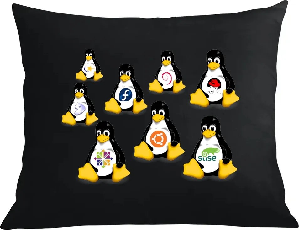 Párna párnahuzat Pingvin Ubuntu Linux