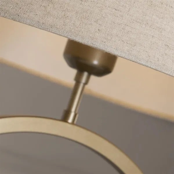 Searchlight EU93102NA - Asztali lámpa ELEGANT 1xE27/60W/230V krémszínű