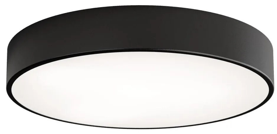 Fürdőszobai mennyezeti lámpa szenzorral CLEO 4xE27/24W/230V Ø 50 cm IP54 fekete