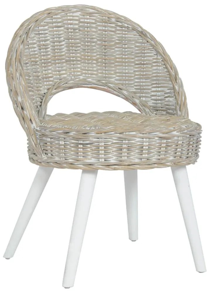 fehér kubu rattan kanapészék