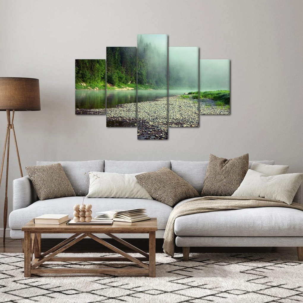 Kép - Folyó az erdőben (150x105 cm)