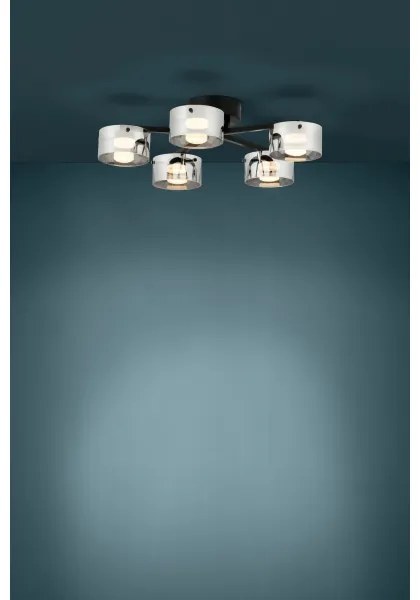 Eglo 39874 - LED Dimmelhető felületre szerelhető csillár COPILLOS 5xLED/5,4W/230V