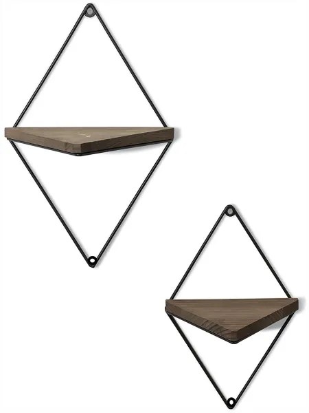 KÉSZLET 2x Fali polc fenyő