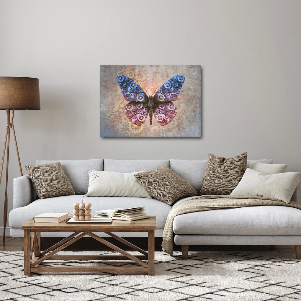 Kép - Steampunk pillangó (70x50 cm)