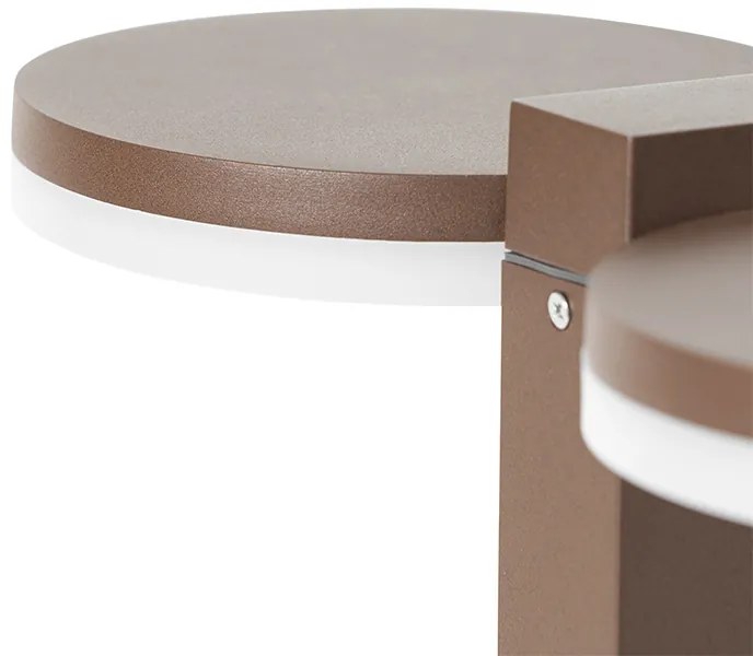 Álló kültéri lámpa rozsdabarna 50 cm LED-del 2-lámpás IP44 - Esmee