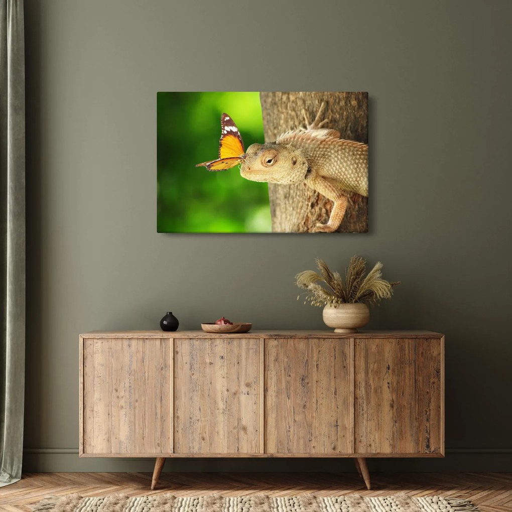 Kép - Gyík (90x60 cm)