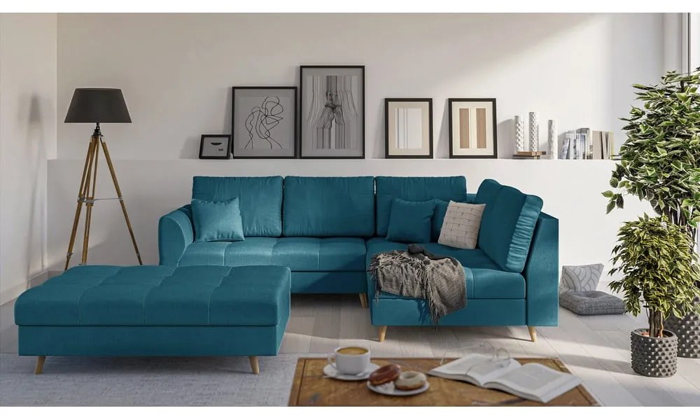 Türkiz lábtartó Ariella – Ropez