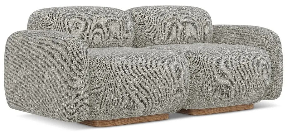 Szürke moduláris kanapé 190 cm Ailani – Makamii