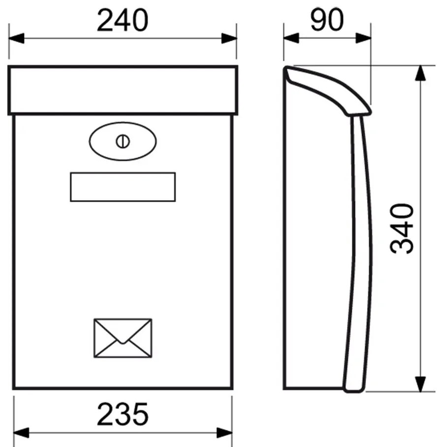 Postafiók BK 03, antracit