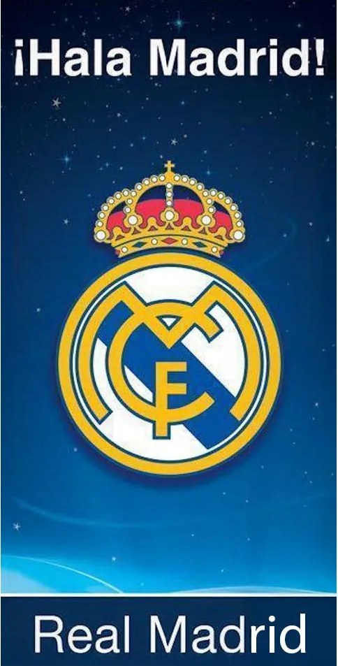 Real Madrid Fan Spirit fürdőlepedő, strand törölköző 70x140 cm (Fast Dry)