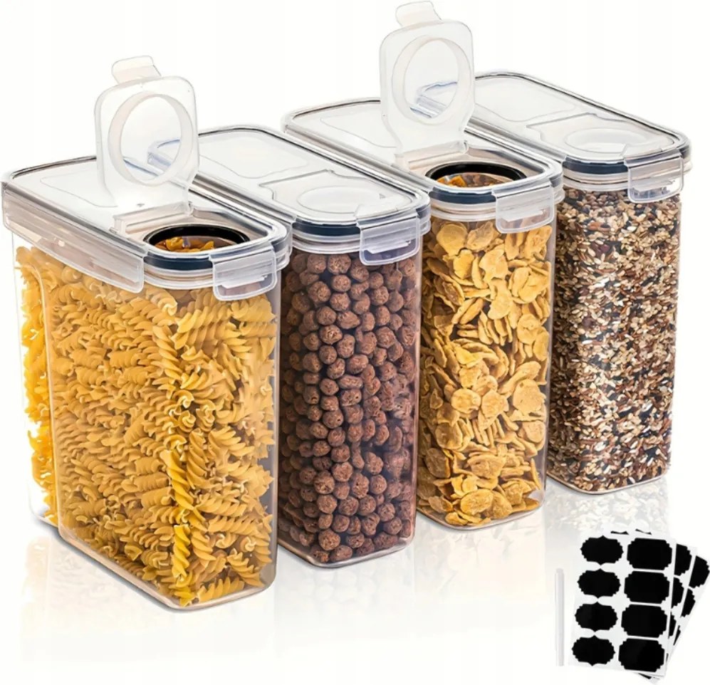 Élelmiszer Tároló Dobozok Készlet 4DB-OS konyhai tároló doboz Tároló Dobozok