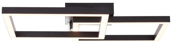 Brilliant - LED Dimmelhető mennyezeti lámpa KJORN LED/32W/230V 3000K fekete