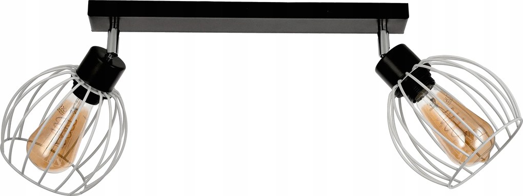 LED-es mennyezeti lámpa fali lámpa, dróthálós gömb, 2XE27