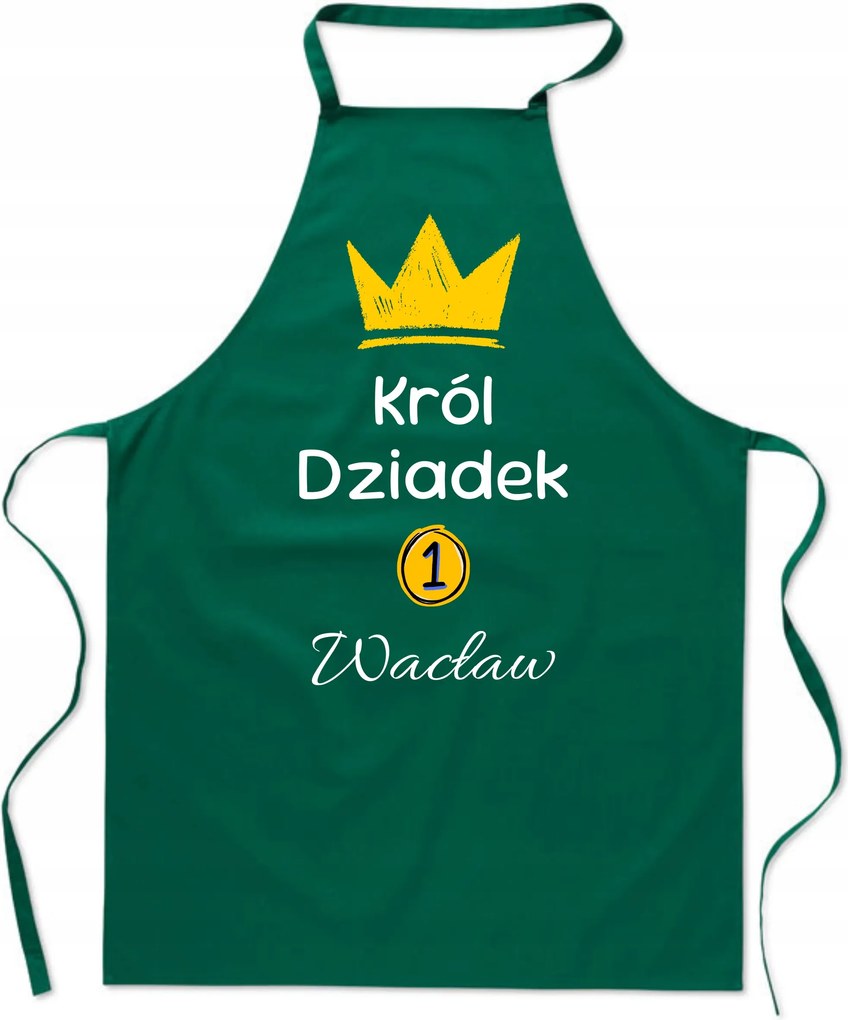 Konyhai kötény Vicces Ajándék Nagypapának Király Nagypapa Első 1 Név