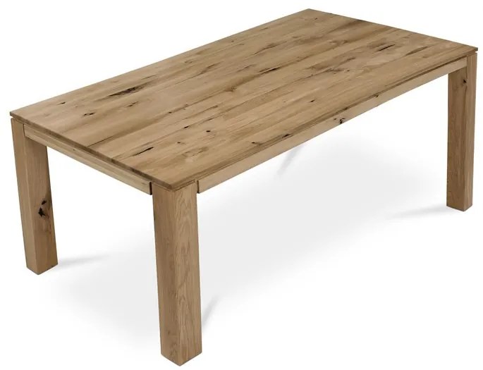 Tömör Tölgy Étkezőasztal 200×100 cm. DS-F200 DUB