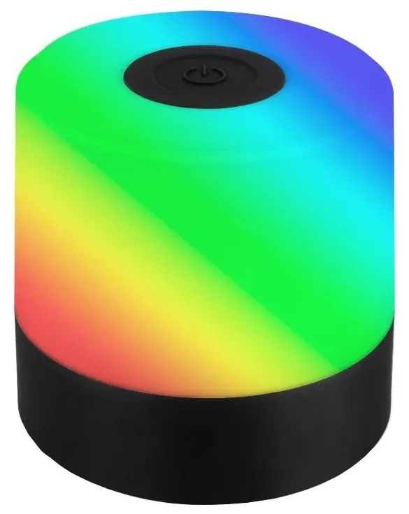 Briloner 7462015 - LED RGB újratölthető asztali lámpa LED/1,5W/5V IP44 fekete