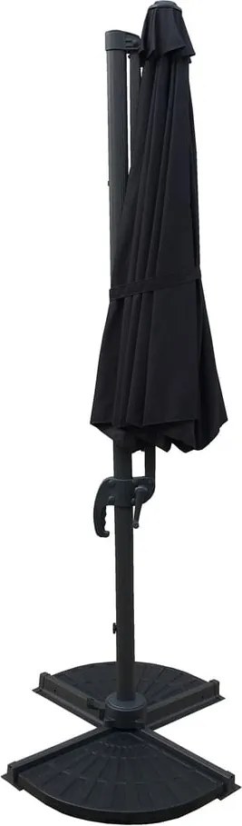 Szürke napernyő 300x300 cm Deluxe – Garden Pleasure