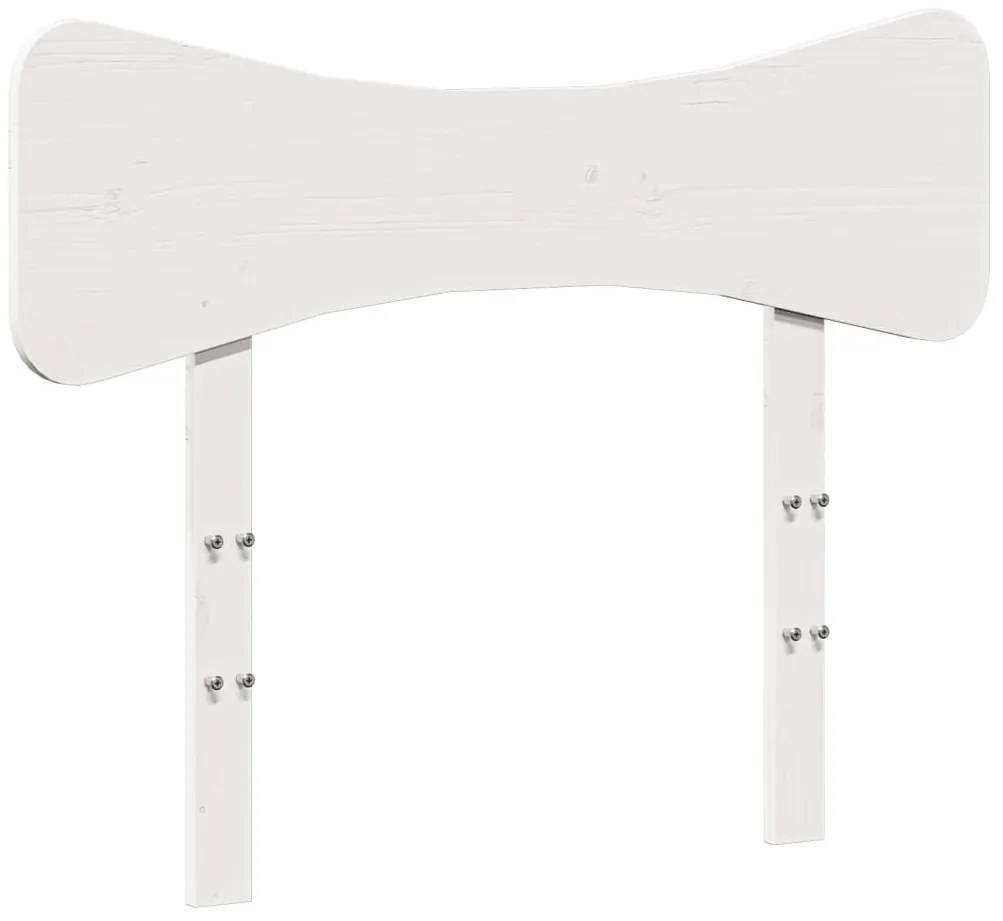 fehér tömör fenyőfa fejtámla 100 cm