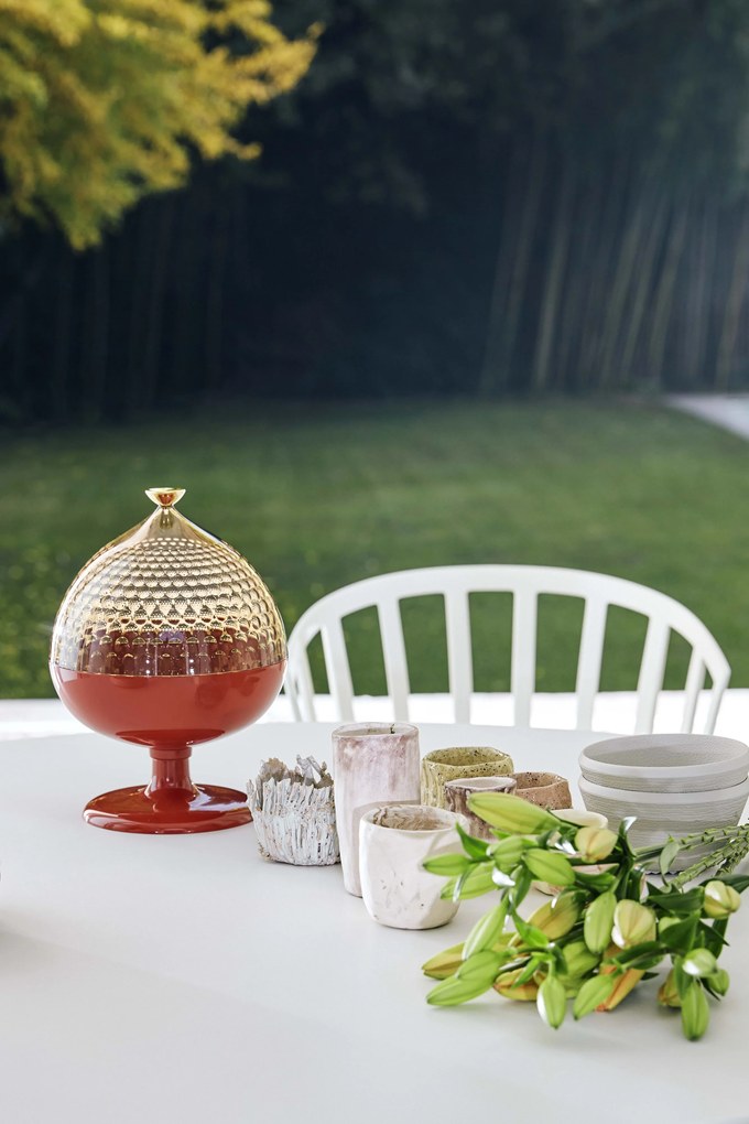 Pumo doboz, több színben - Kartell Szín: tégla - borostyán