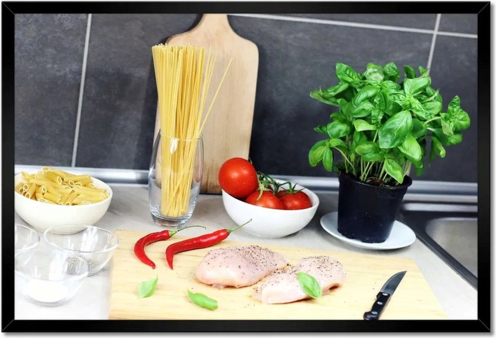 Poszterek keretben 60x40 Olasz konyha