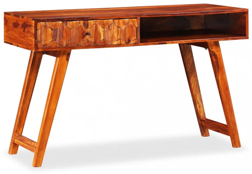 tömör kelet-indiai rózsafa íróasztal 118 x 50 x 76 cm