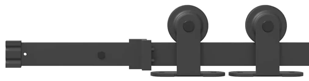Csúszóajtó ORKDAL Barna 83 x 211 cm Fa és fém