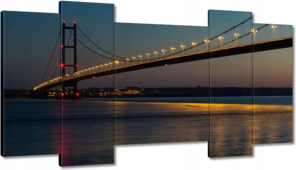 Festmények 120x65 Megvilágított híd