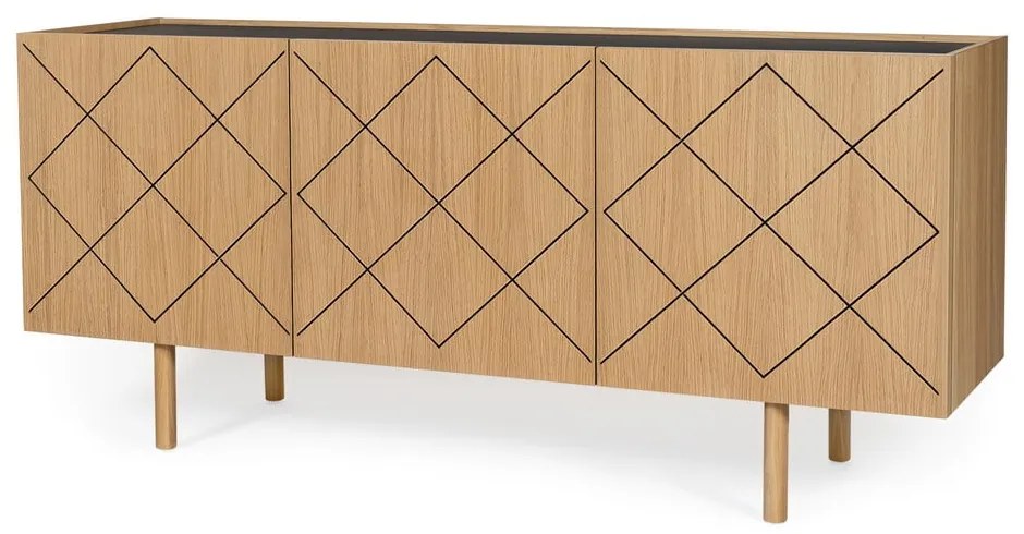 Porto Ramalade komód tölgyfa dekorral - Woodman