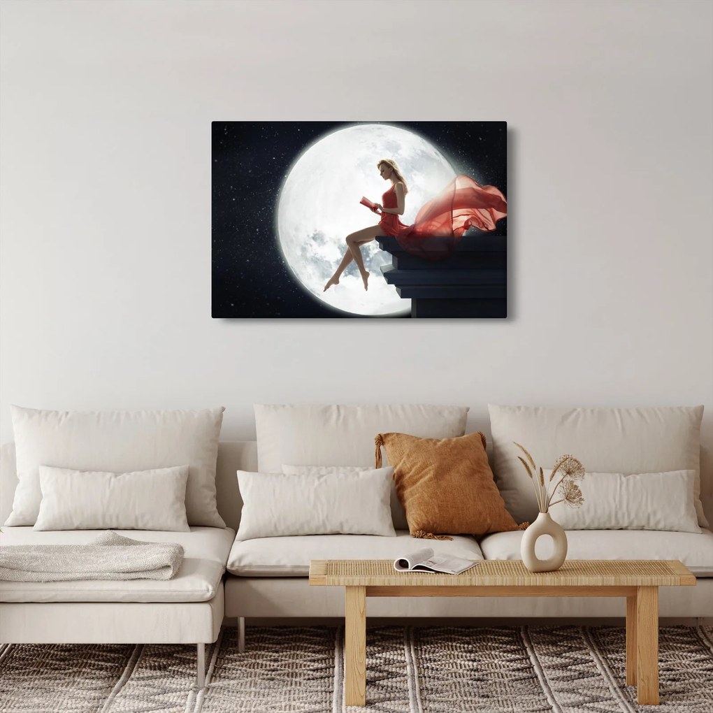 Kép - Nő a holdfényben (90x60 cm)