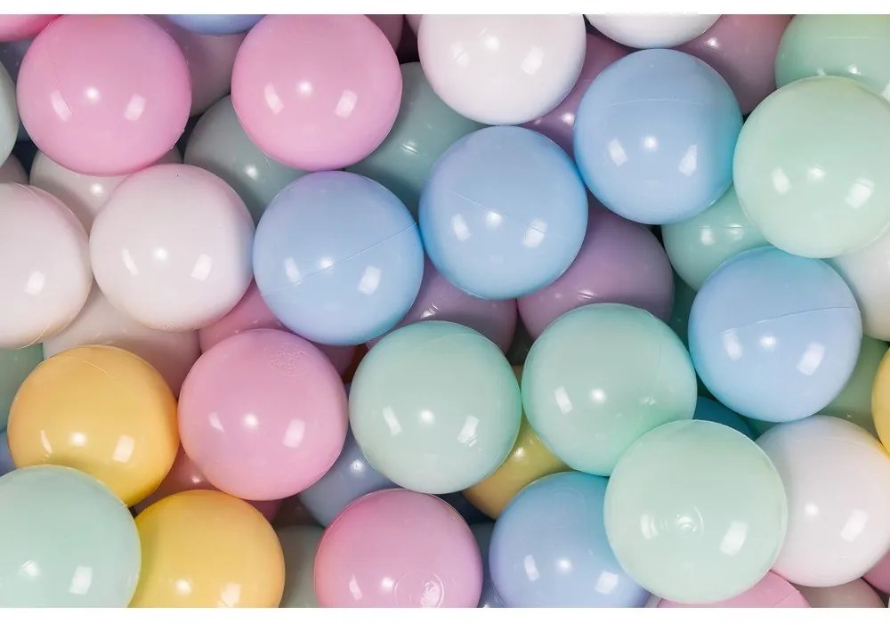 Rózsaszín bársony habszivacs játszótér 4 db-os magasság 30 cm 225x90 cm Montessori – Meowbaby