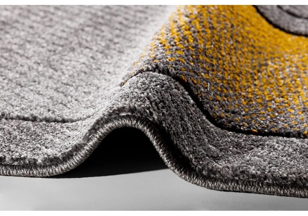 Okkersárga-szürke szőnyeg 80x160 cm Meteo – FD