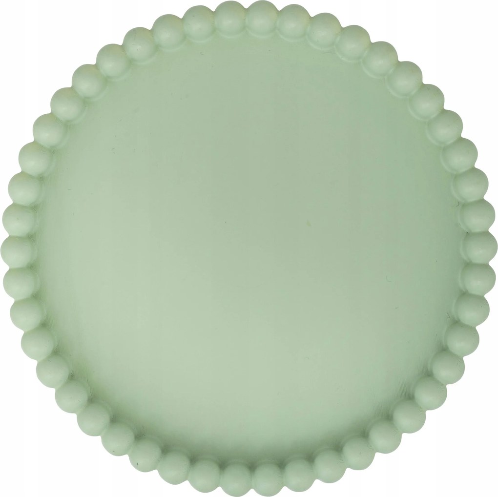 Szappantartó Kerek Zöld Dekoratív Fürdőszobai Bonbon Átm. 11 CM