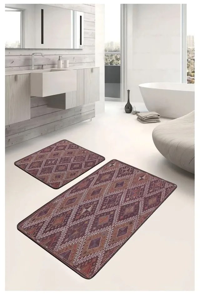 Bársony fürdőszobai kilépő szett 2 db-os 60x100 cm – Mila Home