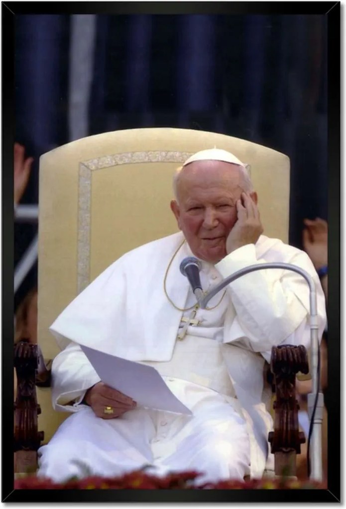 Poszterek keretben 40x60 II. János Pál pápa