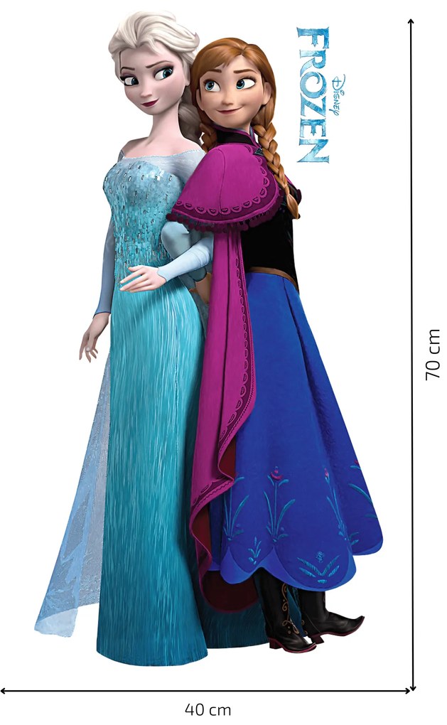 Falmatrica"Elsa és Anna" 40x70 cm