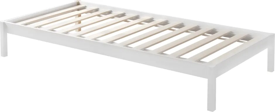 Montessori emeletes ágy pótággyal, fehér, VENITA TYP 1