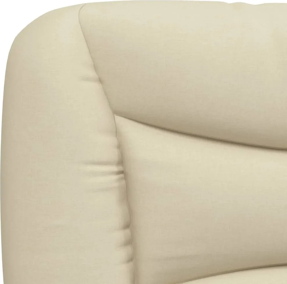 krémszínű szövet fejtámla párna Hvar 140 cm