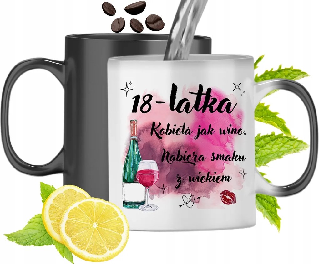 Mágikus Bögre 18. Születésnapra Színváltós, fényképes nyomattal