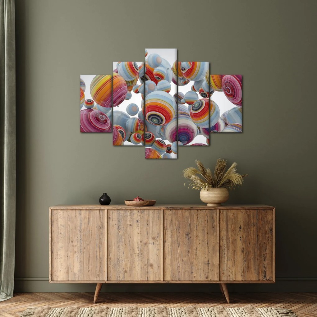 Festett gömbök képe (150x105 cm)