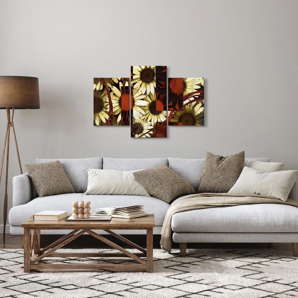 Virágok képe (90x60 cm)