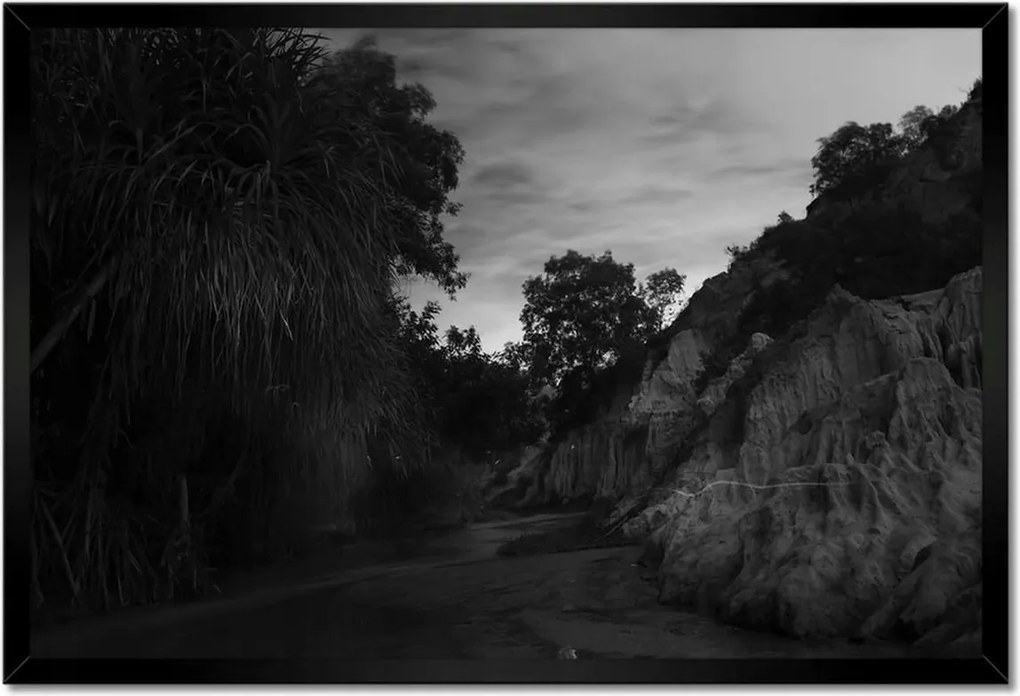 Poszterek keretben 60x40 Hegyekre vezető út