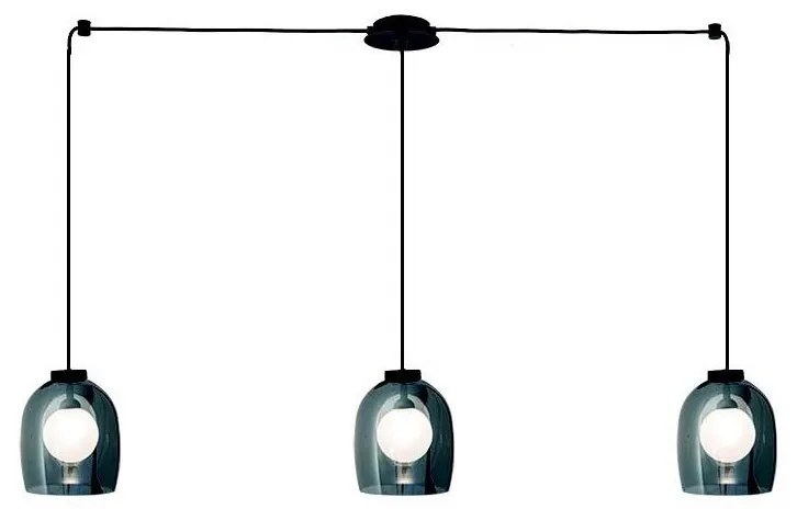 Zambelis 22146 - Csillár zsinóron 3xG9/5W/230V pók fekete