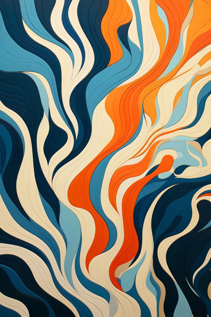 Poszter 40x60cm Óceán hullámai